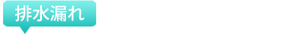 排水漏れ